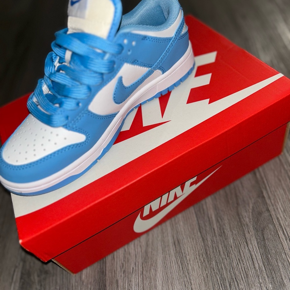 Nike Sky Blue and White Athletic Shoes